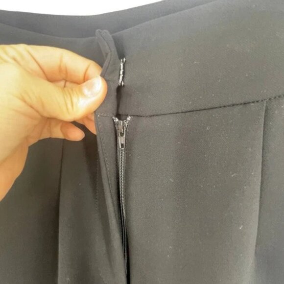 Alexis Lofton Black Pants XS High-Rise Straight-Leg NWOT - Picture 5 of 6